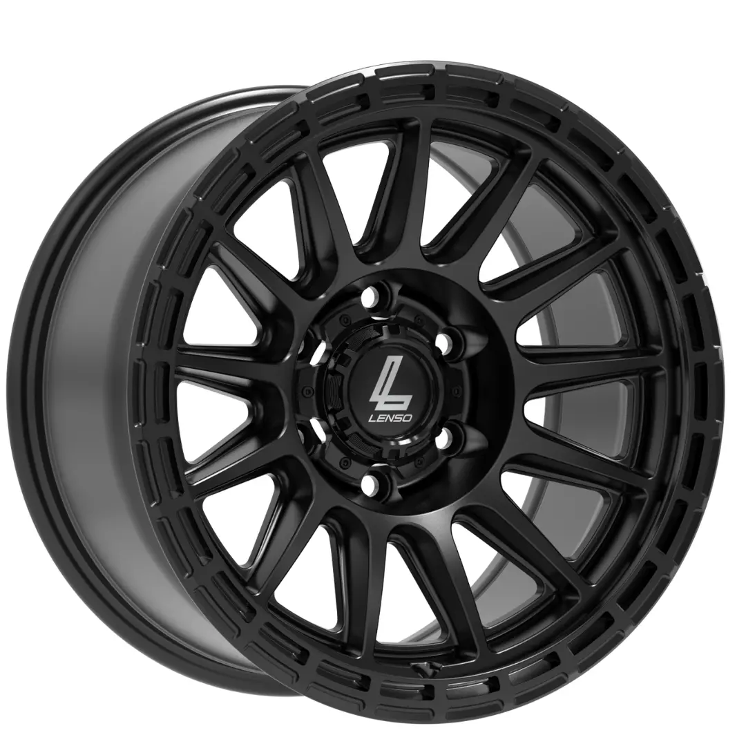 Lenso Dinero Wheel Satin Black 1