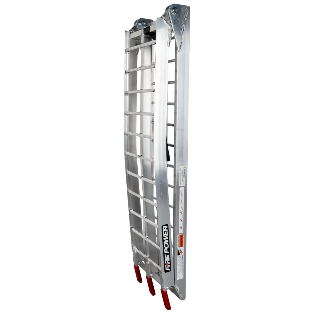 Fire Power - Curved Aluminum Ramp 88" X 11.25" Folding 1