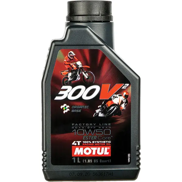 Motul - 300V2 Factory Line Synthetic 10W-50 4-Stroke Engine Oil 1