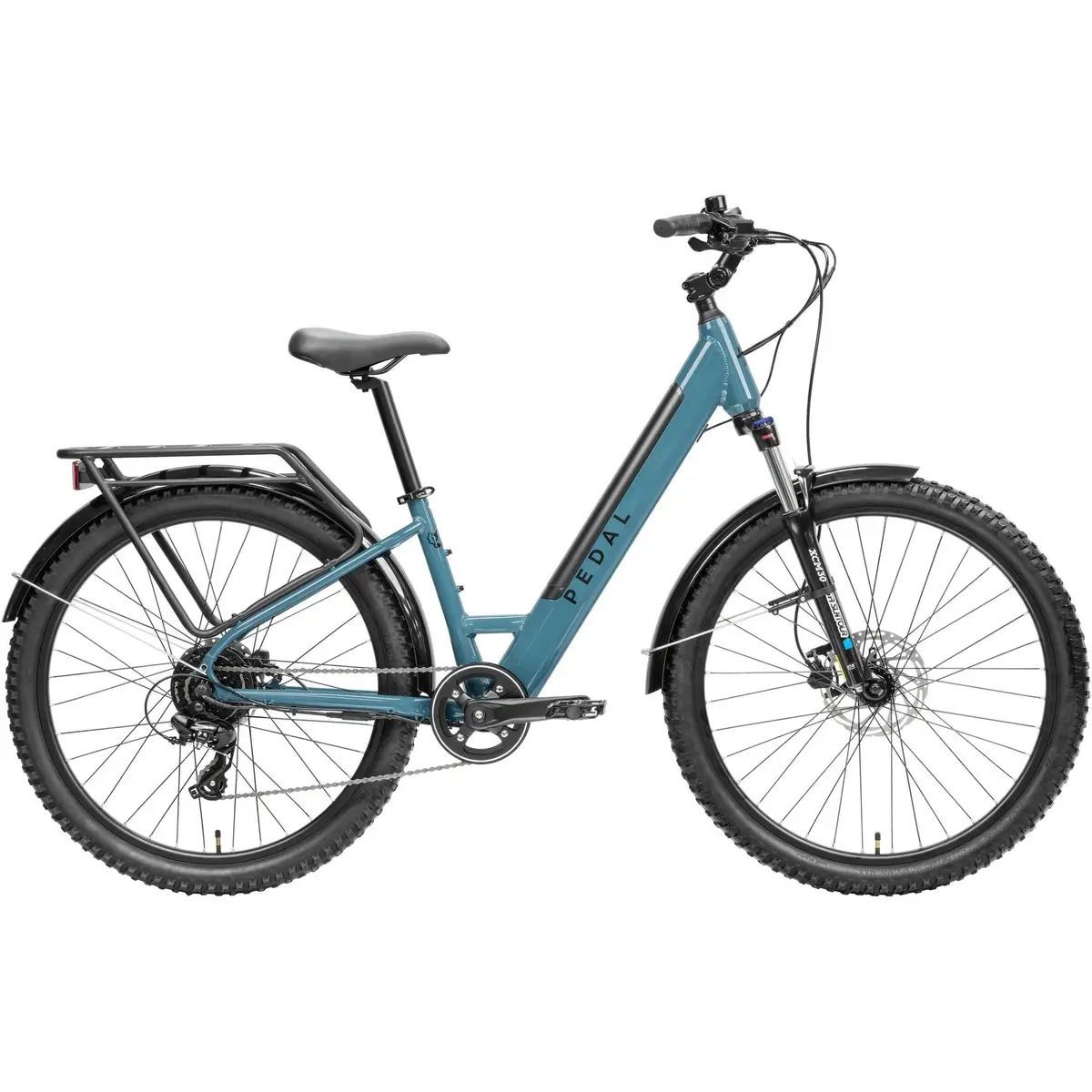 Pedal Coyote 3 St Tour Electric Hardtail Mountain Bike Slate Grey 1