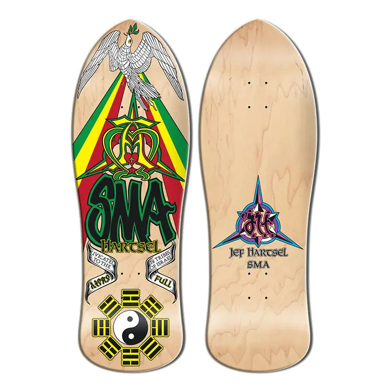 Santa Monica Airlines 10.25 X 31" Jef Hartsel Natural Series 4 Skateboard Deck 1