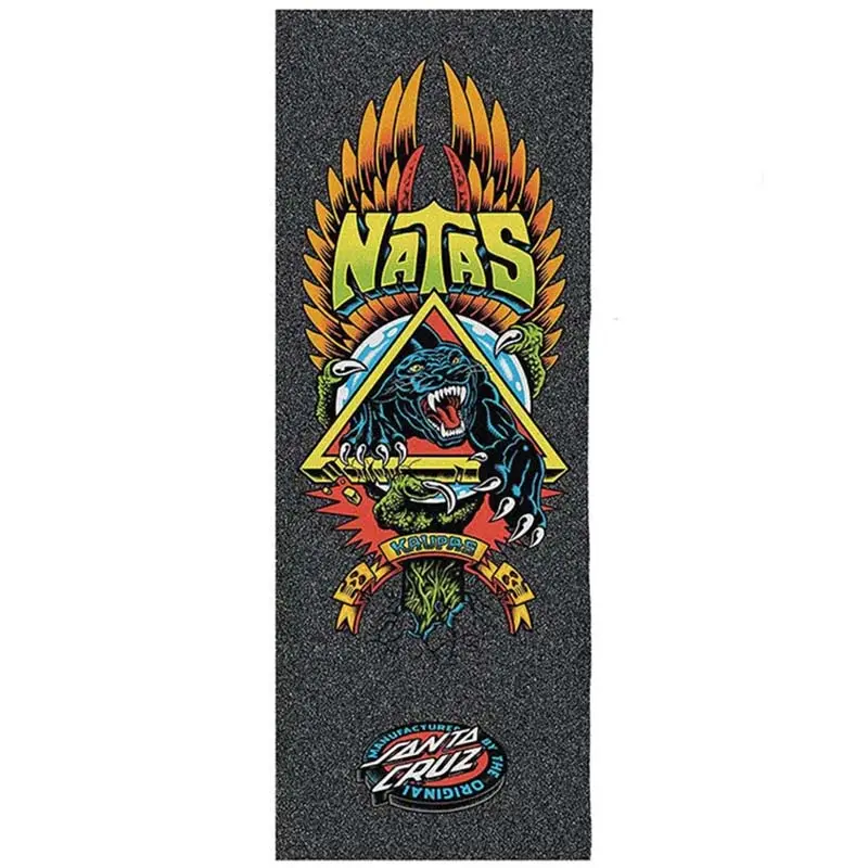 Mob Grip  11" X 33" Santa Cruz Natas Panther Graphic Skateboard Grip Tape 1Pc 1