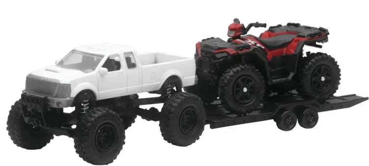New Ray Toys - Pick-Up And Trailer With Sportsman Mini 1