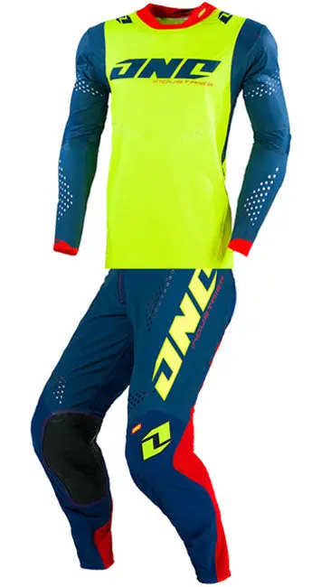 One Industries - X-197 Neon Navy Jersey, Pant Combo (Youth) 1