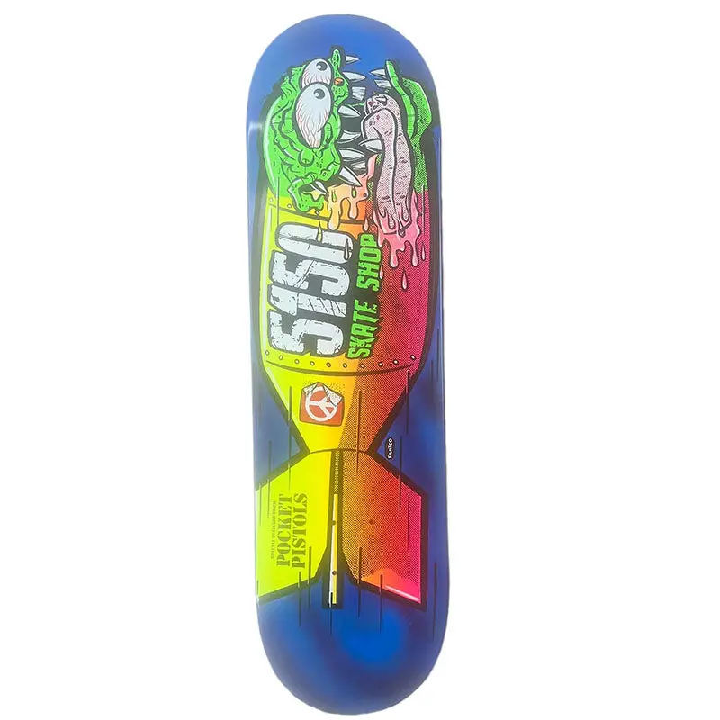 Pocket Pistols X 5150 Skate Shop Collab 8.5" Skateboard Deck A-13 1