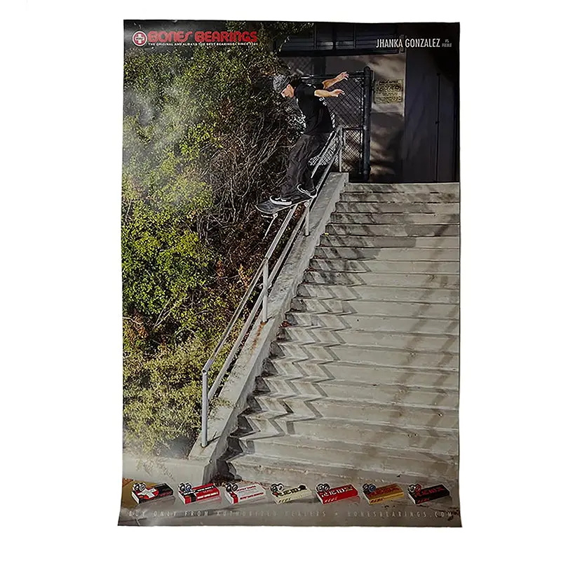 Bones Bearings 24" X 36" Jhanka Gonzalez Poster 1