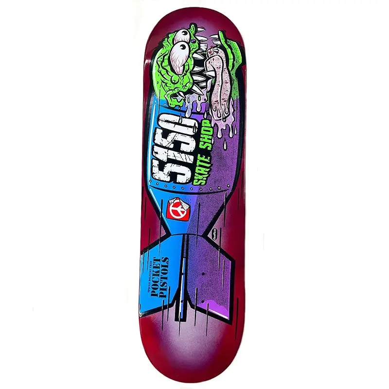 Pocket Pistols X 5150 Skate Shop Collab 8.5" Skateboard Deck A-5 1