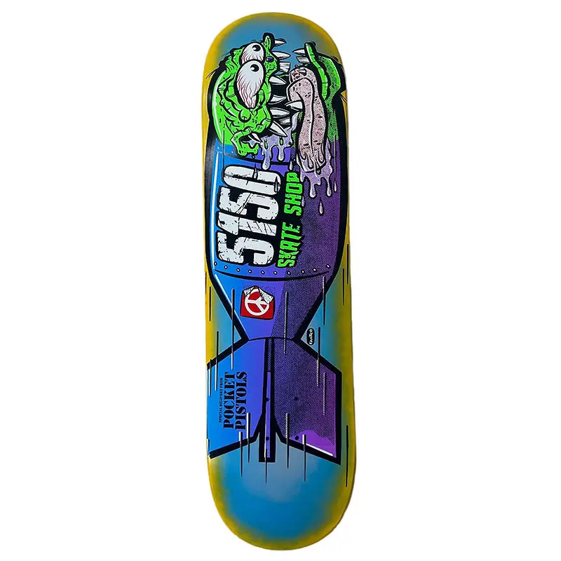 Pocket Pistols X 5150 Skate Shop Collab 8.25" Skateboard Deck B-3 1