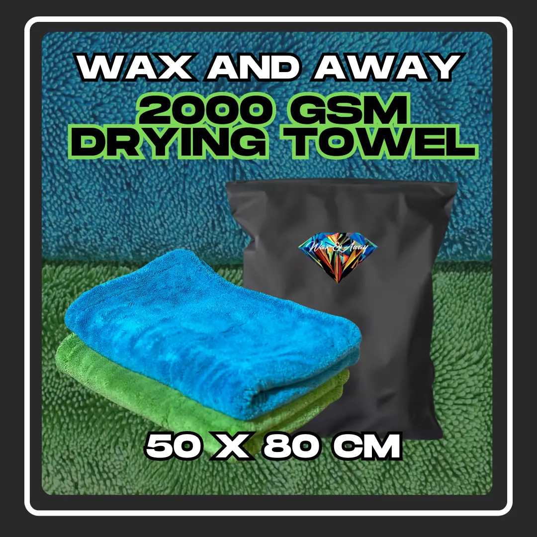 2000Gsm Twisted Loop Drying Towel For Car Cleaning 1