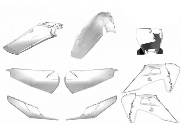 Polisport - Clear Plastic Kit (Husqvarna) 1