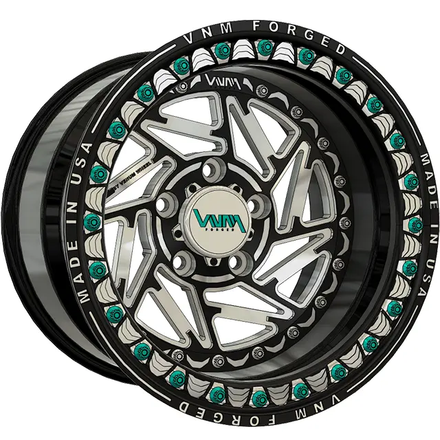 V-6 Beadlock Vnm Forged Aluminum Wheels Polaris Rzr Pro R S Xpedition 1