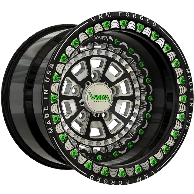 V-7 Beadlock Vnm Forged Aluminum Wheels Polaris Rzr Pro R S Xpedition 1