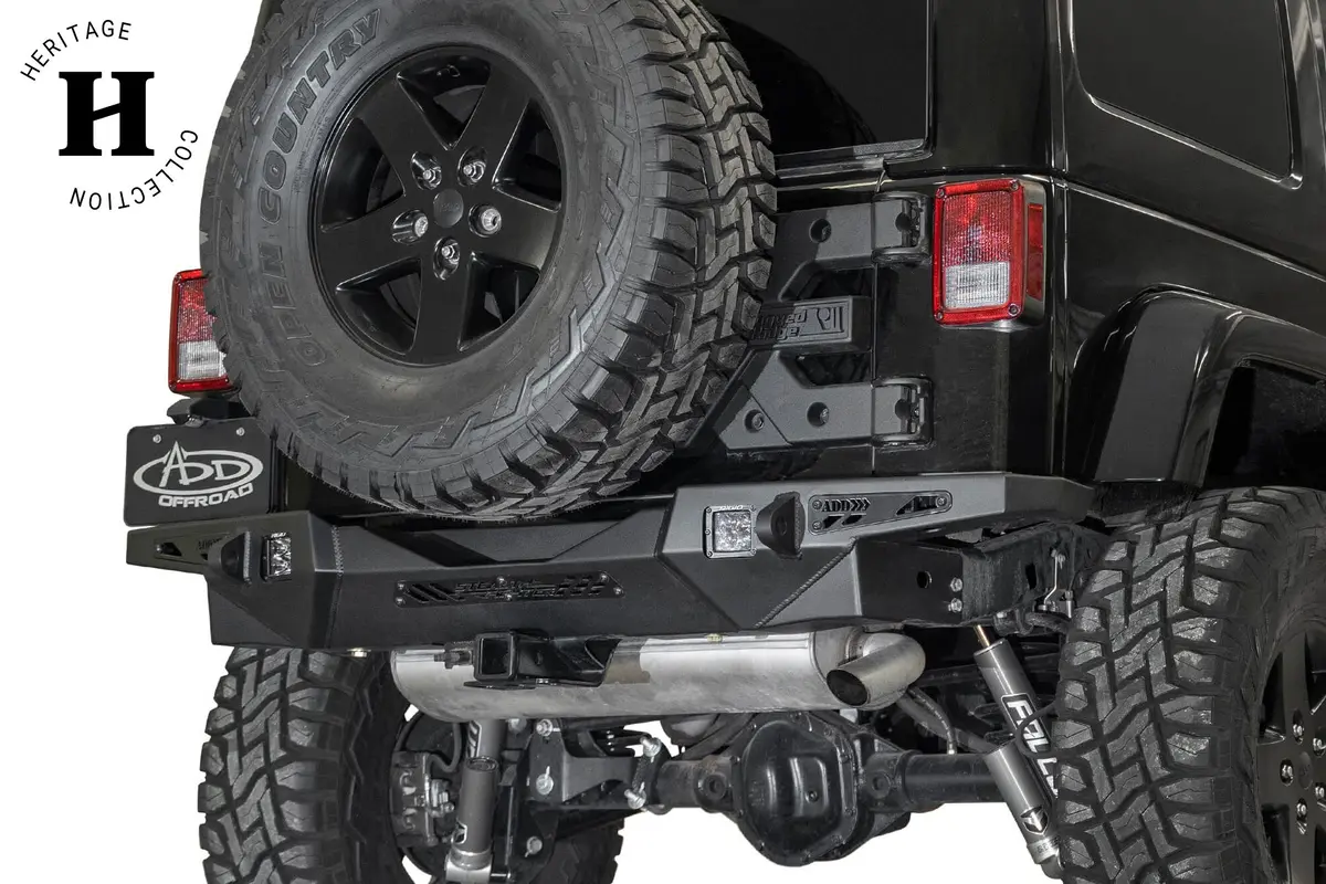2007-2018 Jeep Wrangler Jk Stealth Fighter Rear Bumper | Heritage 1