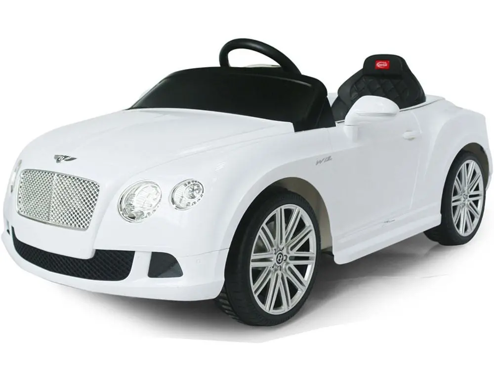 Bentley Continental Gt 12V Electric Ride-On Toy Car Gtc - White 1