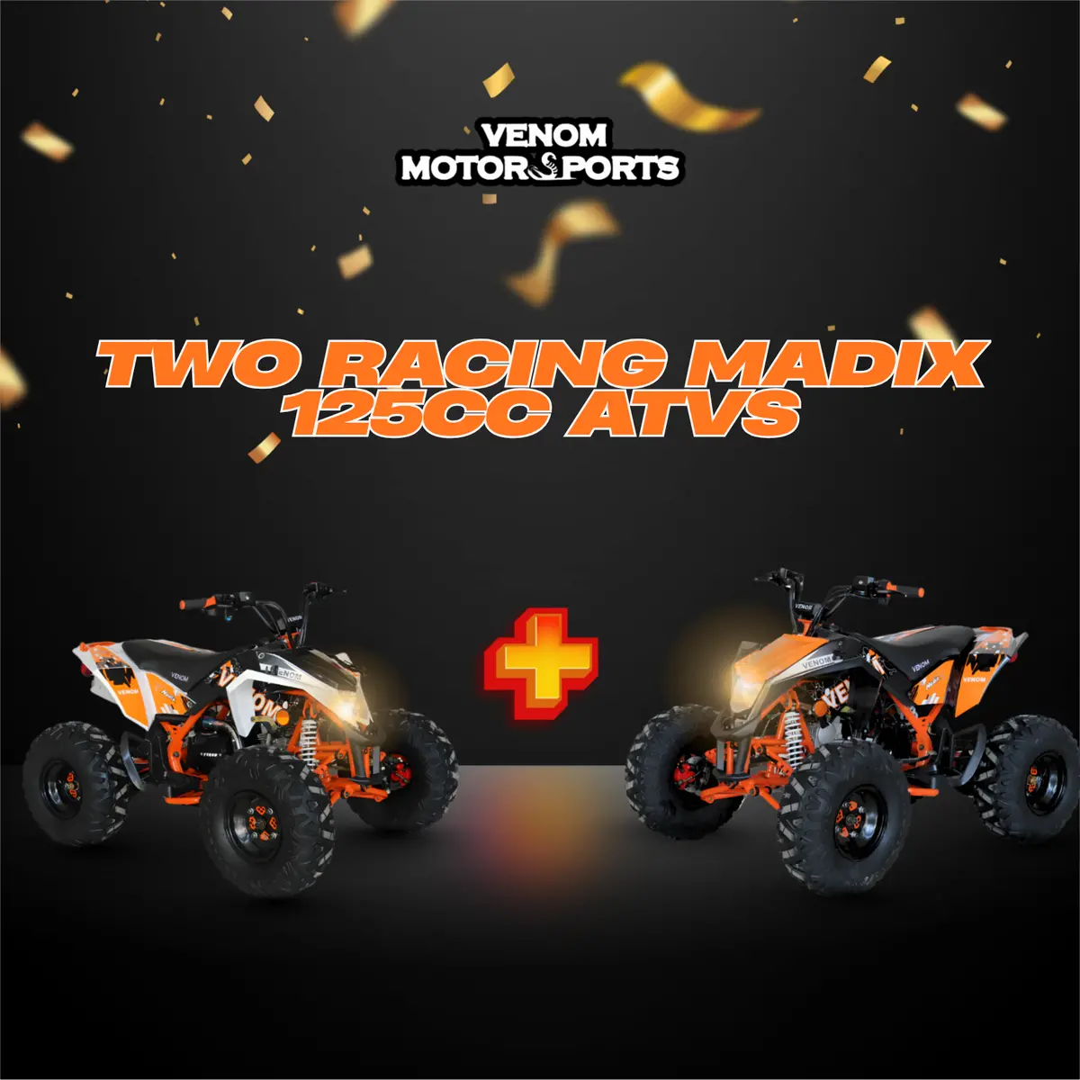 2-Unit Bundle | Venom Madix 125Cc Atv | Automatic | Christmas Deal 3