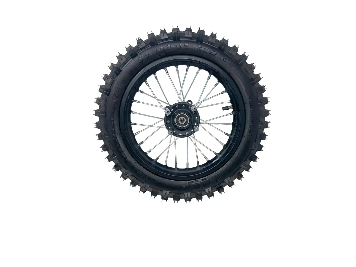 1600W Pro Electric Dirt Bike 48V | Rear Tire On Rim (80/100-12) 1