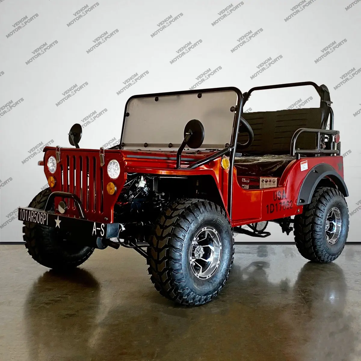 Venom 125Cc Mini Jeep | Willys Edition | 3-Speed | Off Road 1