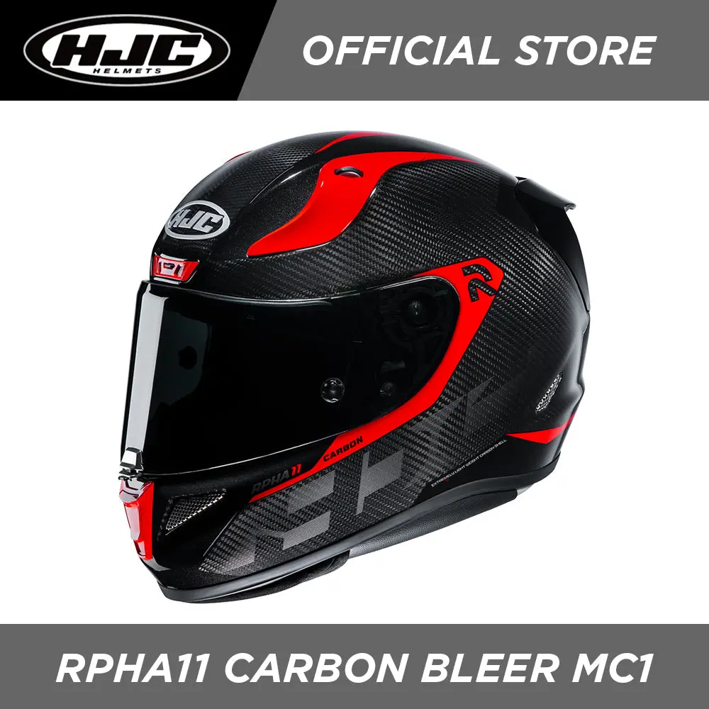 Hjc Helmets Rpha 11 Carbon Bleer Mc1 1