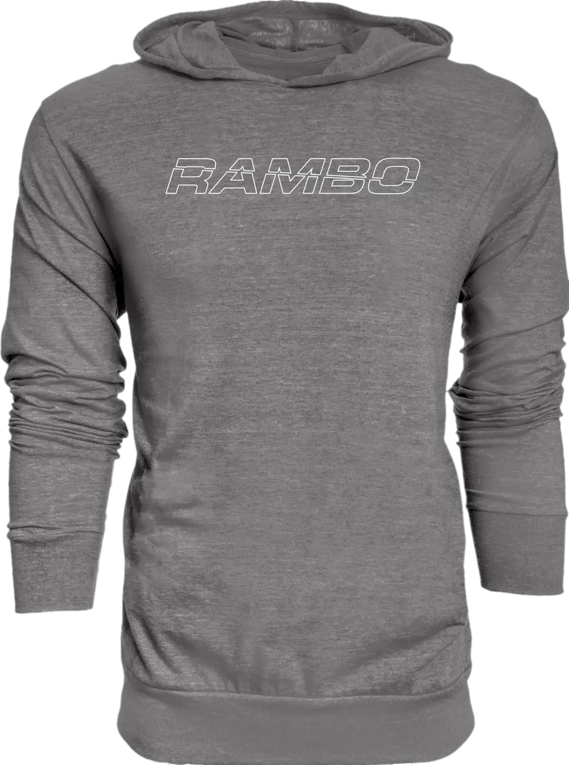 Adult Unisex Triblend Grey Lightweight Hoodie 1