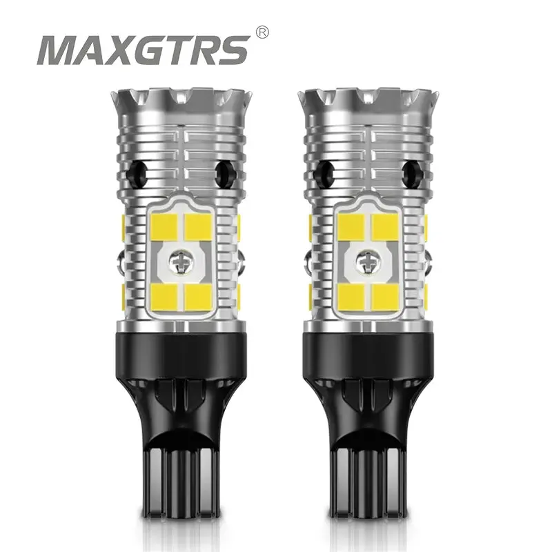 2X W16w T15 Led Bulbs 3030 Smd Canbus Obc Error Free Led Backup Light 921 912 W16w Led Bulbs Car Reverse Lamp Xenon White Dc12v 1