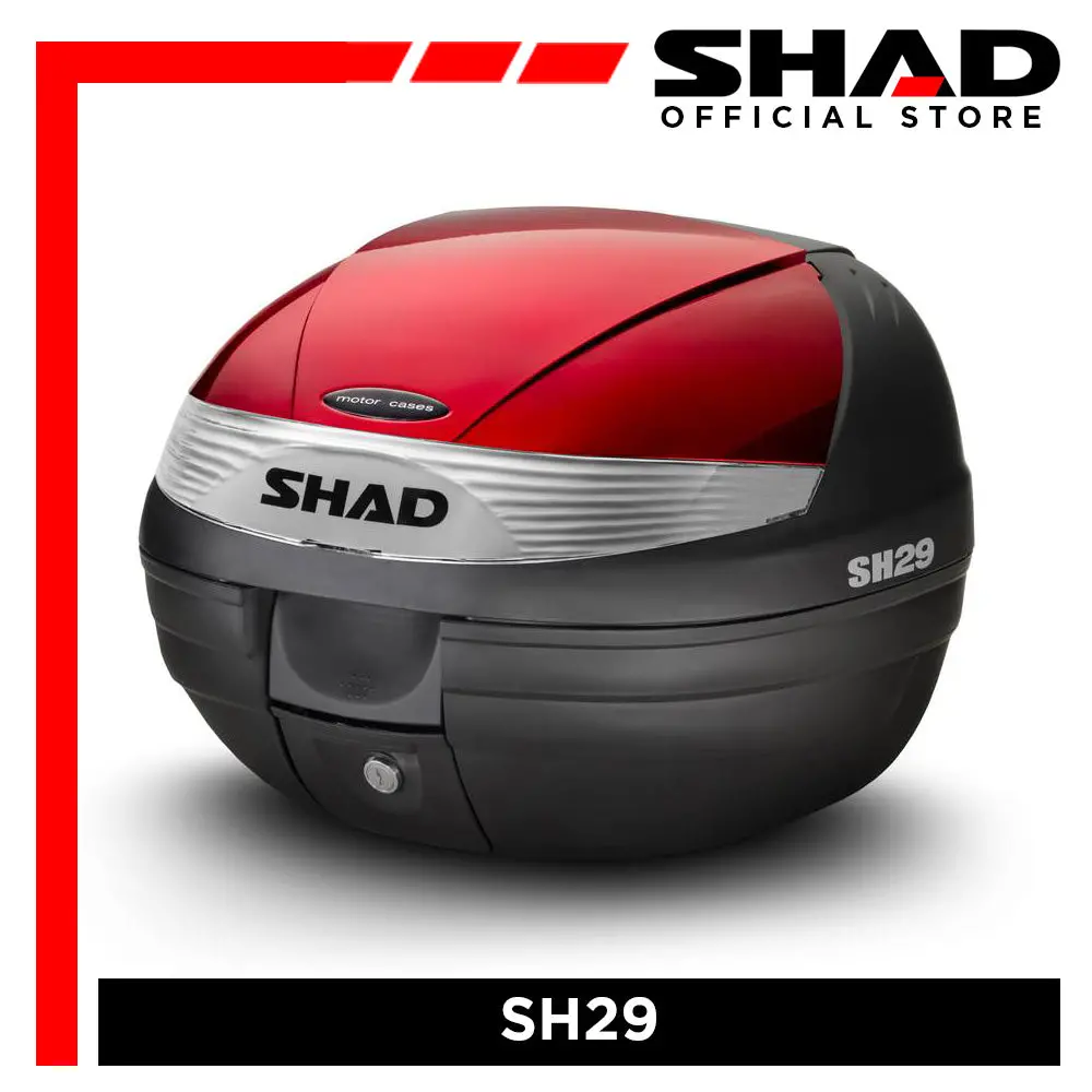 Shad Motorcycle Box Sh29 Black, Red 1