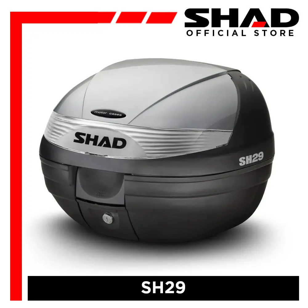 Shad Motorcycle Box Sh29 Black, Silver 1
