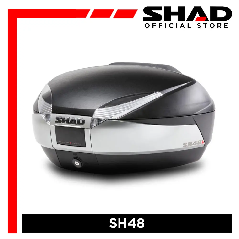 Shad Motorcycle Box Sh48 Titanium, Titanium 1