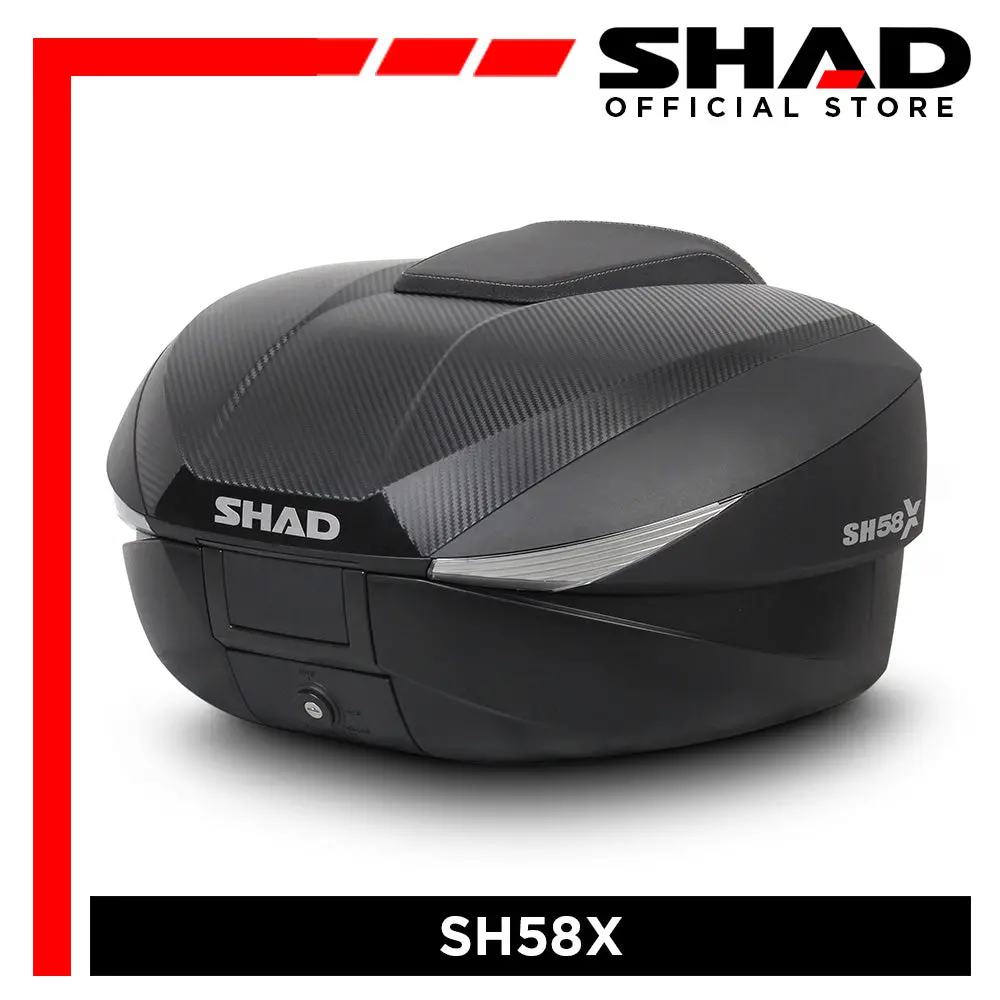 Shad Motorcycle Box Sh58x Black Carbon 1