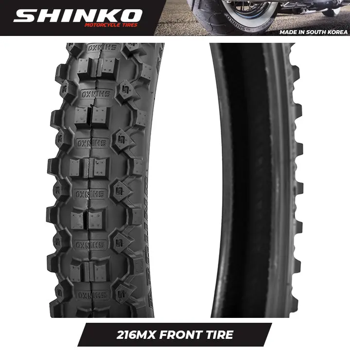 Shinko Motorcycle Tires Off Road 216Mx 90/90-21 F Tt 2