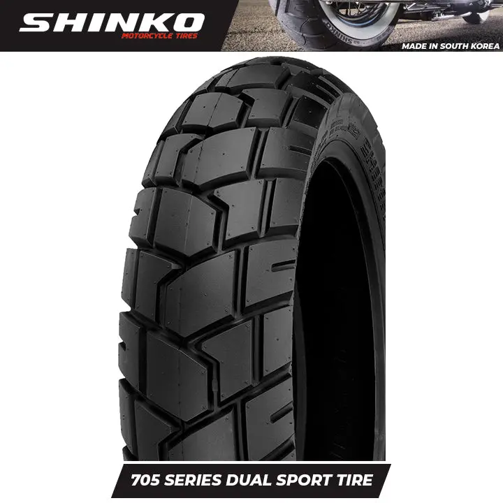 Shinko Motorcycle Tires Dual Sport E705 120/80-18 B Tt 2