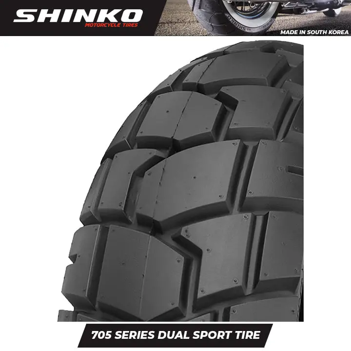 Shinko Motorcycle Tires Dual Sport E705 140/80-17 B Tt 1