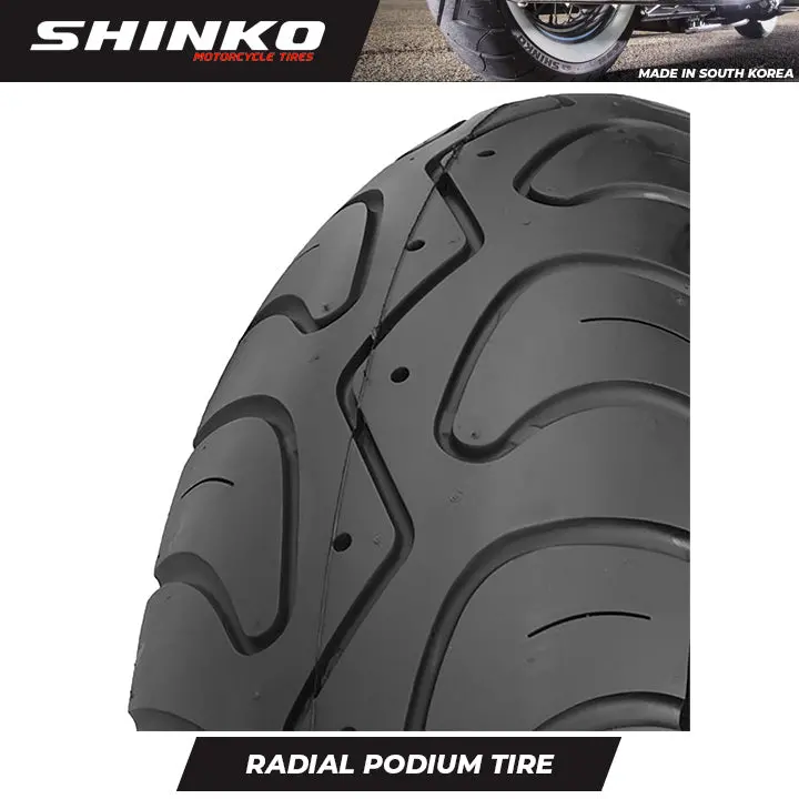 Shinko Motorcycle Tires Radial Podium 170/60Zr17 Rear Tl 2
