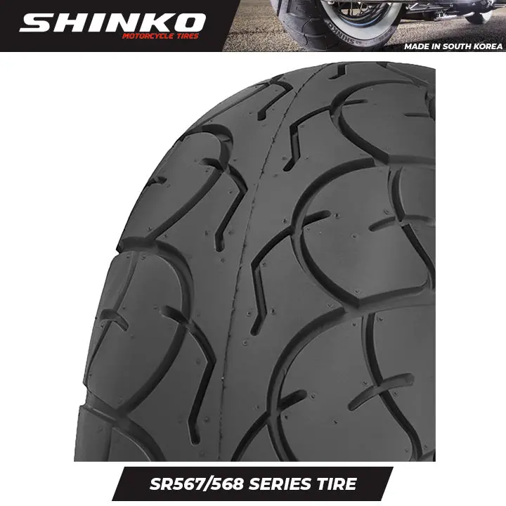 Shinko Motorcycle Tire Sr567 Scooter 120/70-14 F Tl 2