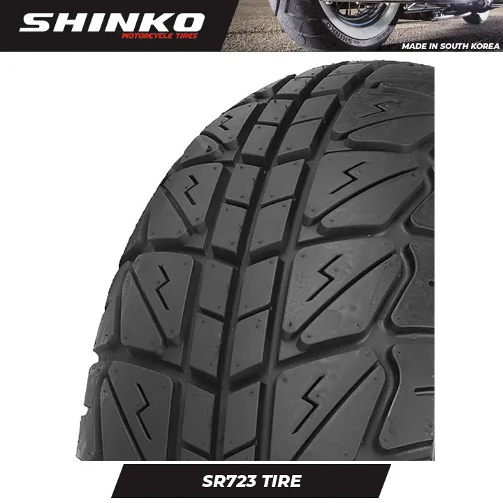 Shinko Motorcycle Tires Scooter Sr723 130/70-12 Rear Tl 1