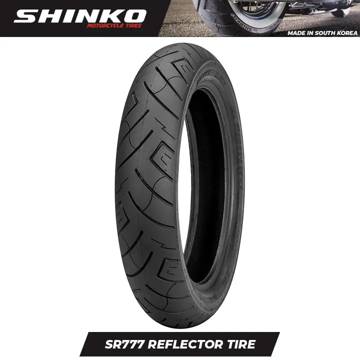 Shinko Motorcycle Tires Sr777 Reflective 130/90B16 Rear Tl 2