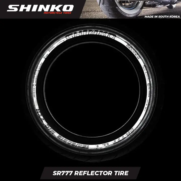 Shinko Motorcycle Tires Sr777 Reflective 100/90-19 Front Tl 1