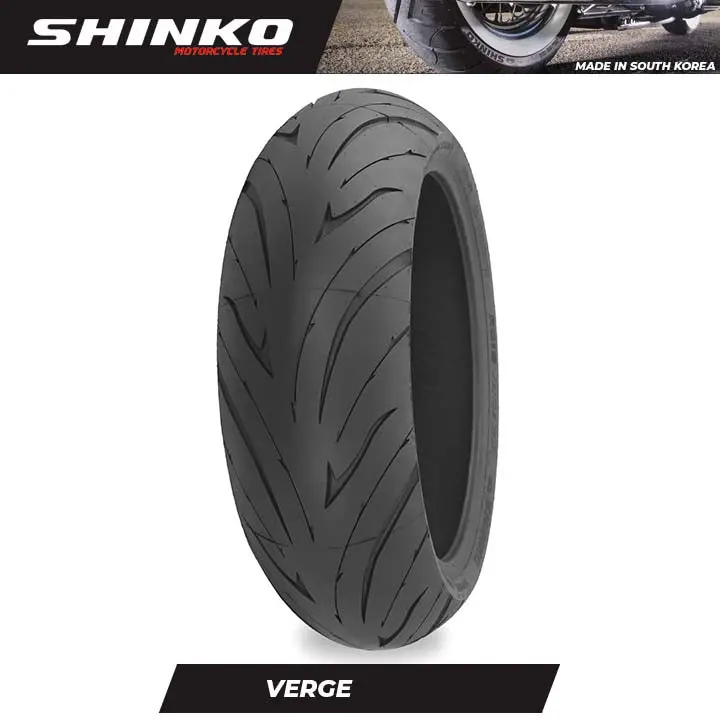 Shinko Motorcycle Tires Verge 016 Street 80/90-17 Tl 1