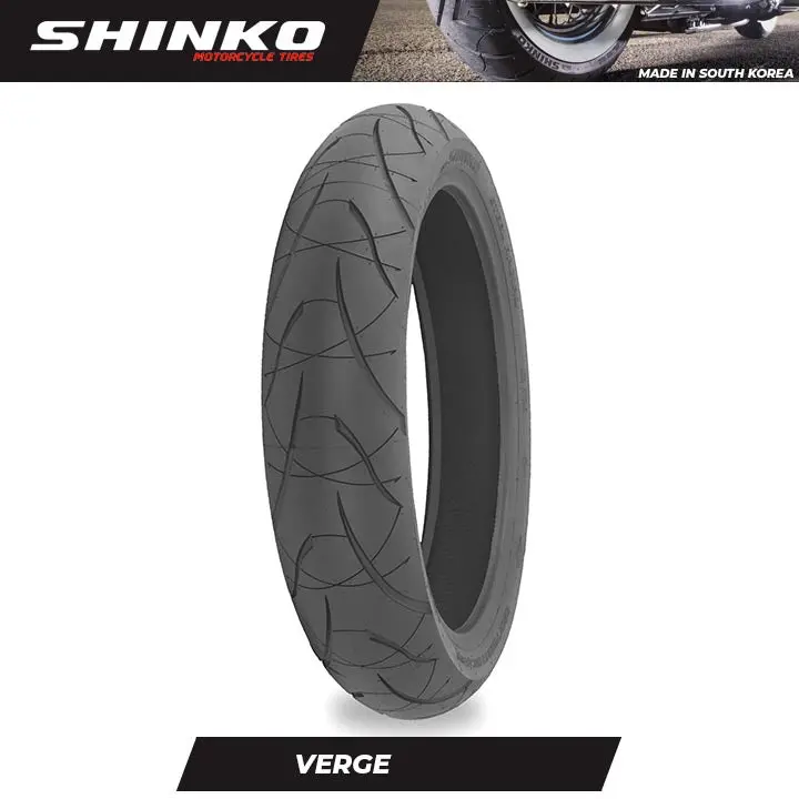 Shinko Motorcycle Tires Verge 016 Street 110/80-14 Tl 1