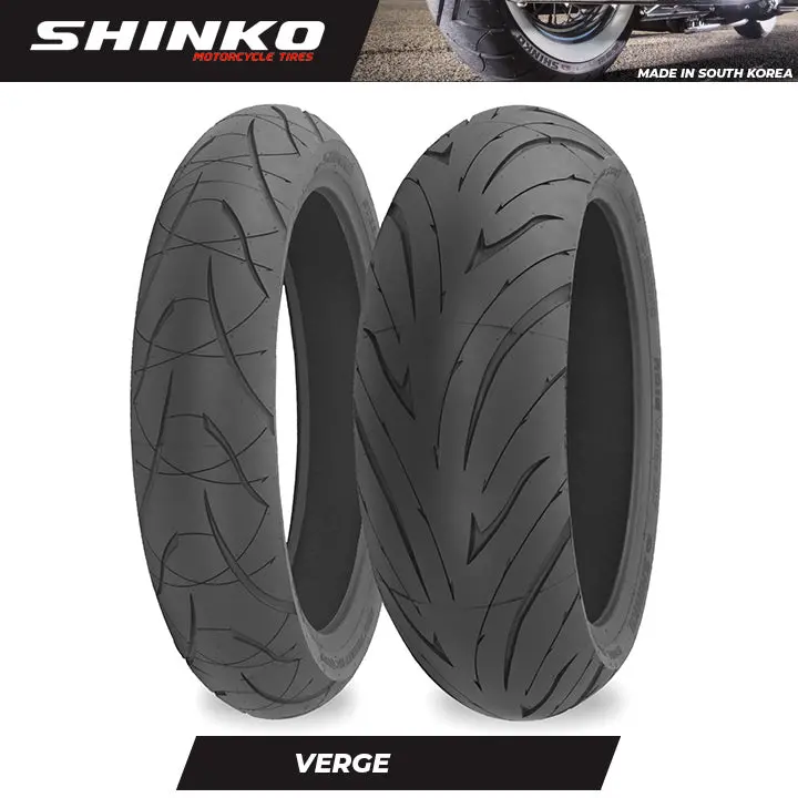 Shinko Motorcycle Tires Verge 016 Street 90/80-14 Tl 2