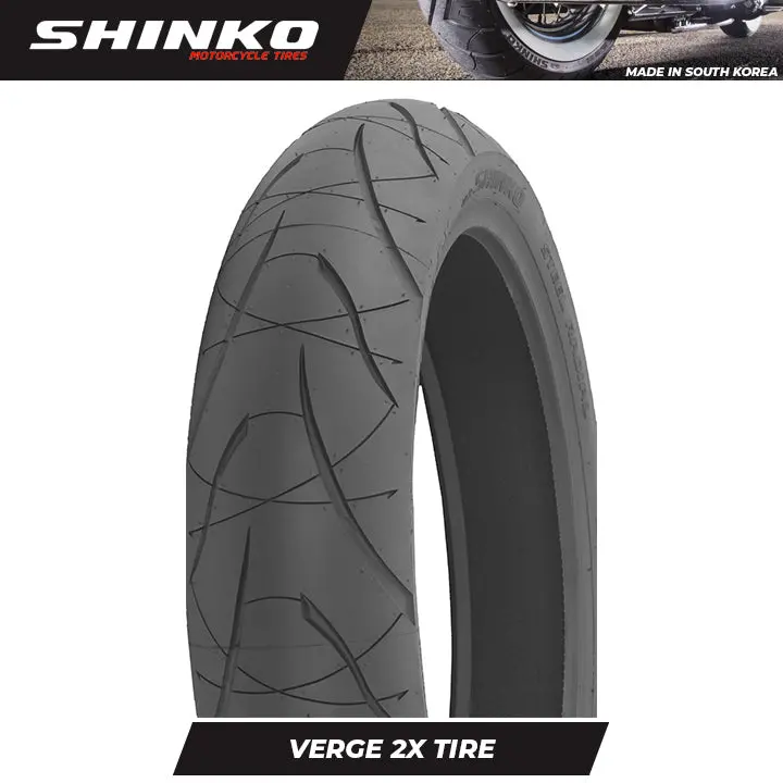 Shinko Motorcycle Tires Radial Verge 2X 190/50Zr17 Rear Tl 1