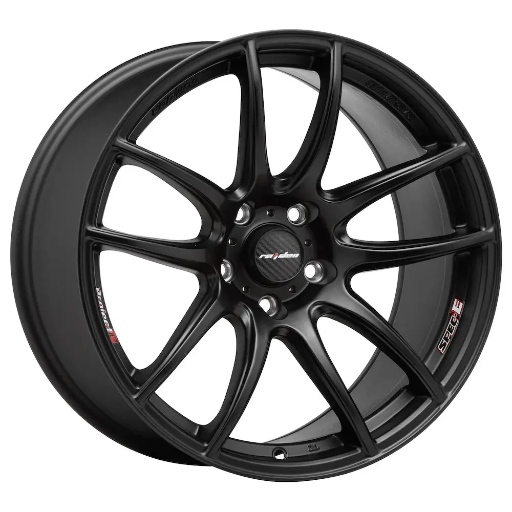 Lenso Spec-E Wheel Matt Black 1
