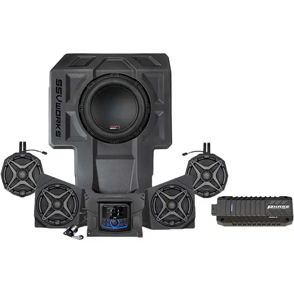 Ssv Works - 5 Speaker Kit Phase Eq W/ Jvc Controller (Kawasaki) 1