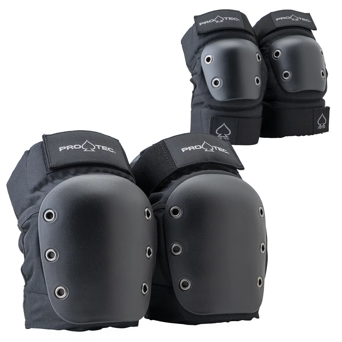 Protec - Knee&Elbow Pads Set (Black | Butterfly Straps) 1