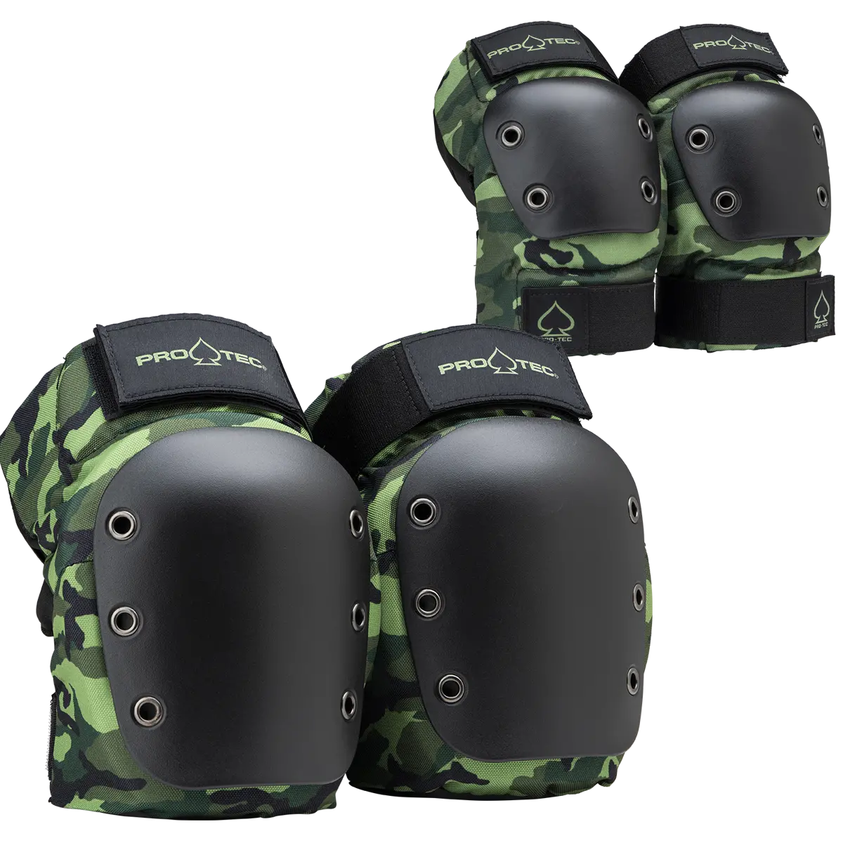 Protec - Knee&Elbow Pads Set (Camo | Butterfly Straps) 1