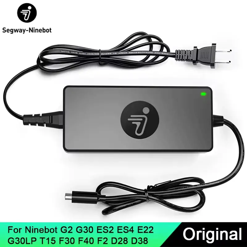Original Ninebot By Segway Scooter Charger For G30 Es1 Es2 Es4 E22 E25 F20 F30 F40,M365/Pro/1S 71W 42V 1.7A Power Battery Charge 1