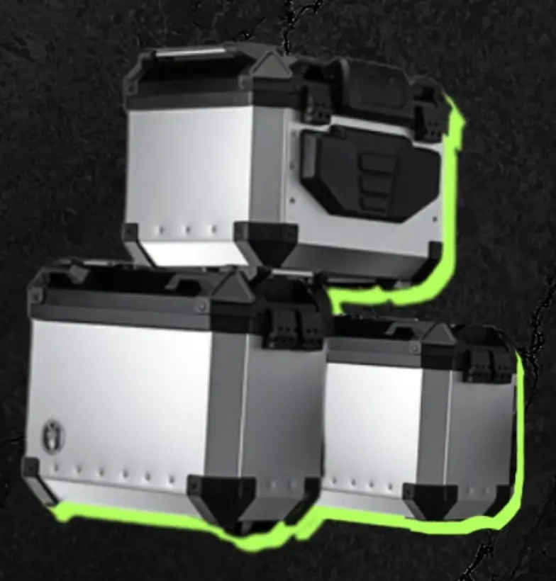 Side Boxes & Tail Box | 3-Piece Pannier Set | Kpt 400 1