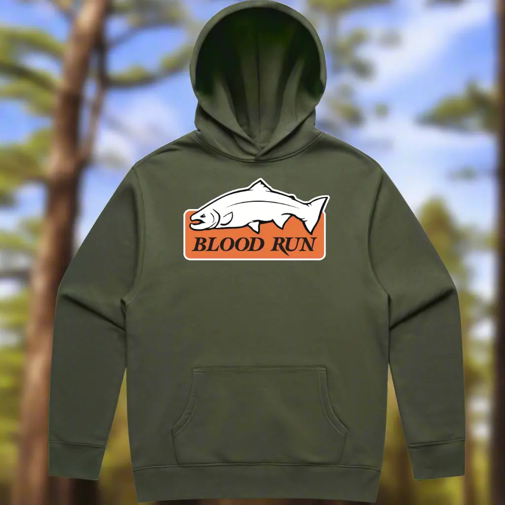 Blood Run Spring Run Fleece Hoodie 1