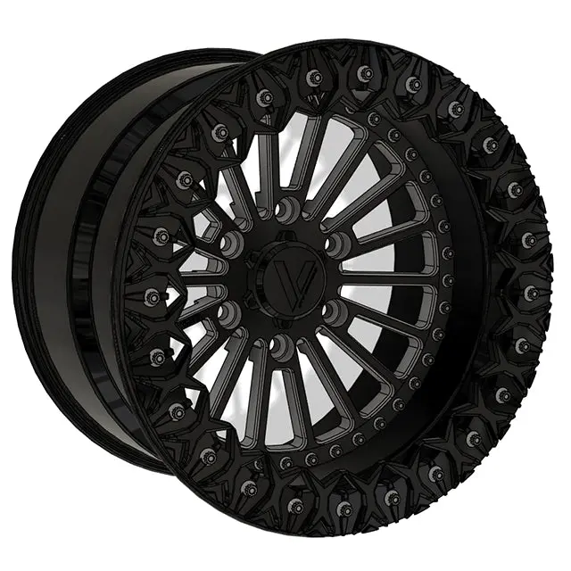 V-4 Stuffed Beadlock Vnm Forged Utv Wheels Can Am Maverick R 1