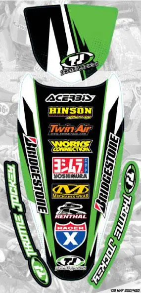 Throttle Jockey - "Mx" Kawasaki Trim Kit 1