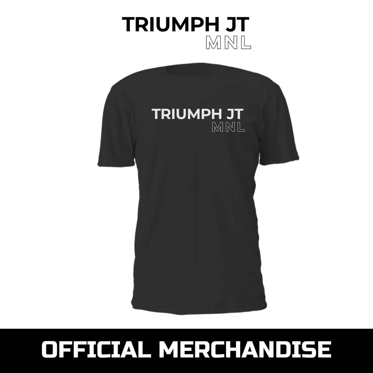 Triumph Jt Mnl Official Cotton Shirt Black 1